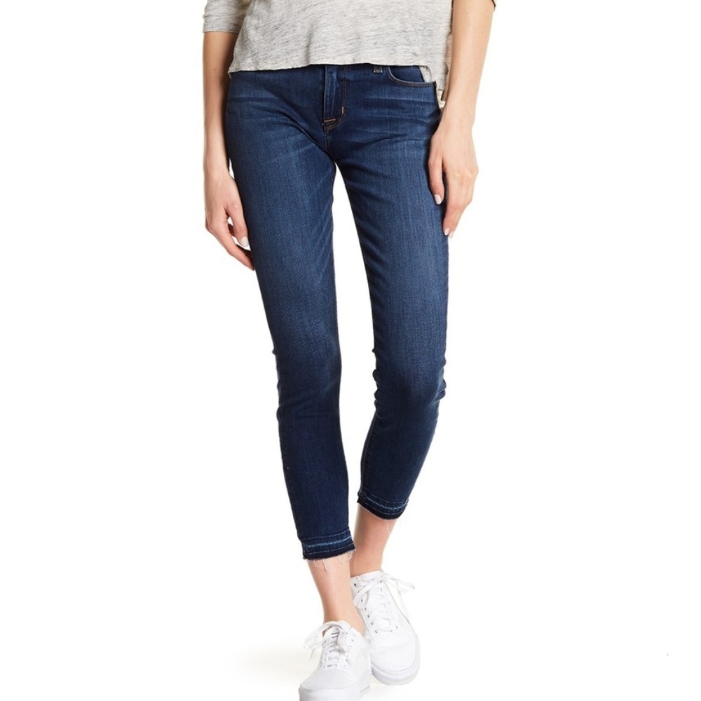 HUDSON. “Natalie” Released Hem Crop Skinny Jeans